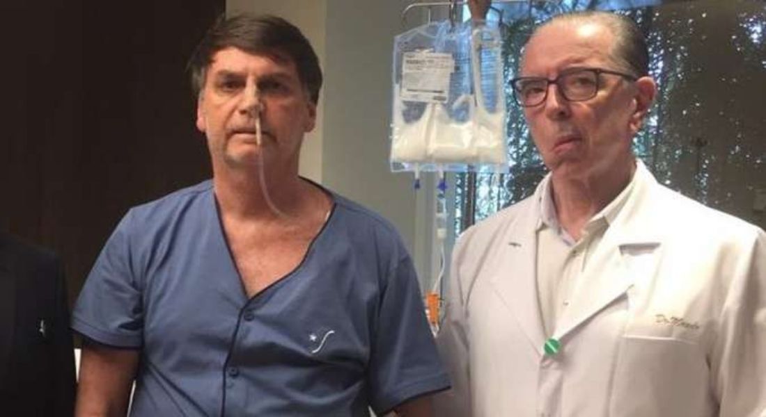 MÉDICO DE BOLSONARO DESCARTA CIRURGIA; OBSTRUÇÃO INTESTINAL FOI RESOLVIDA